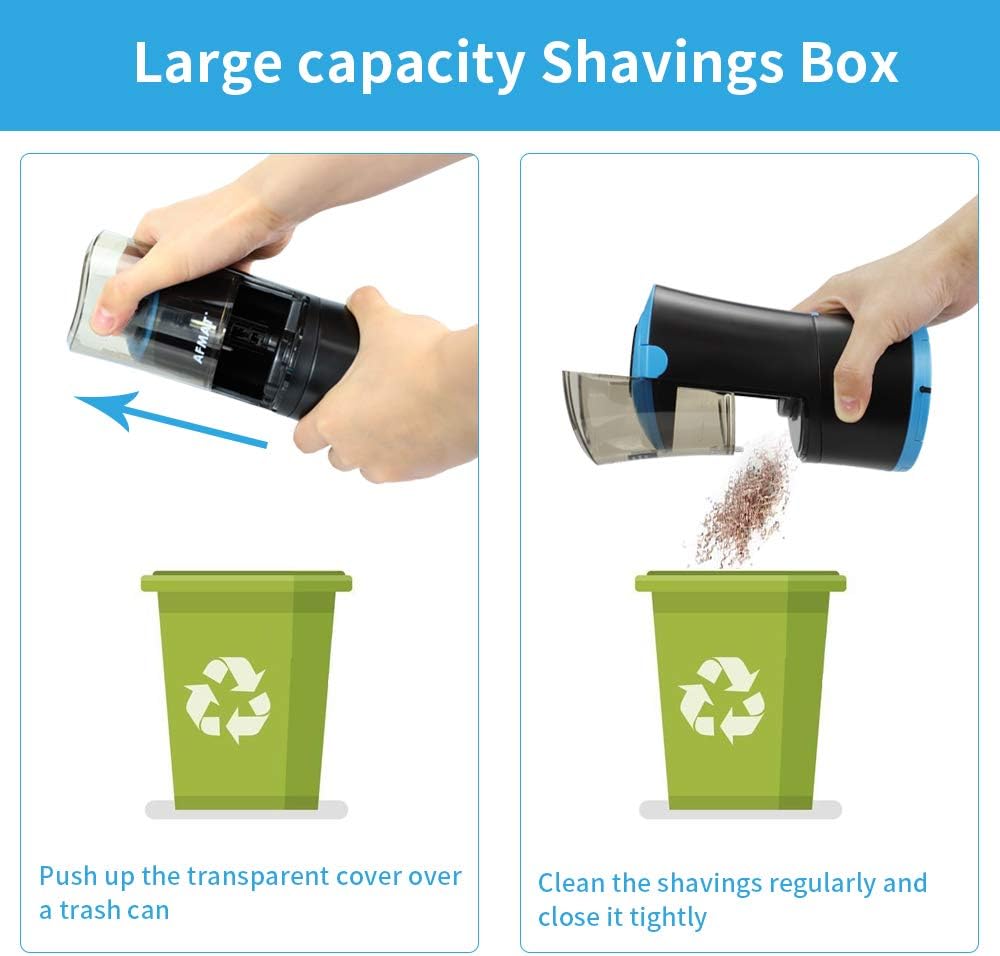 Electric Rechargeable Long Point Pencil Sharpener for Artist,PS09