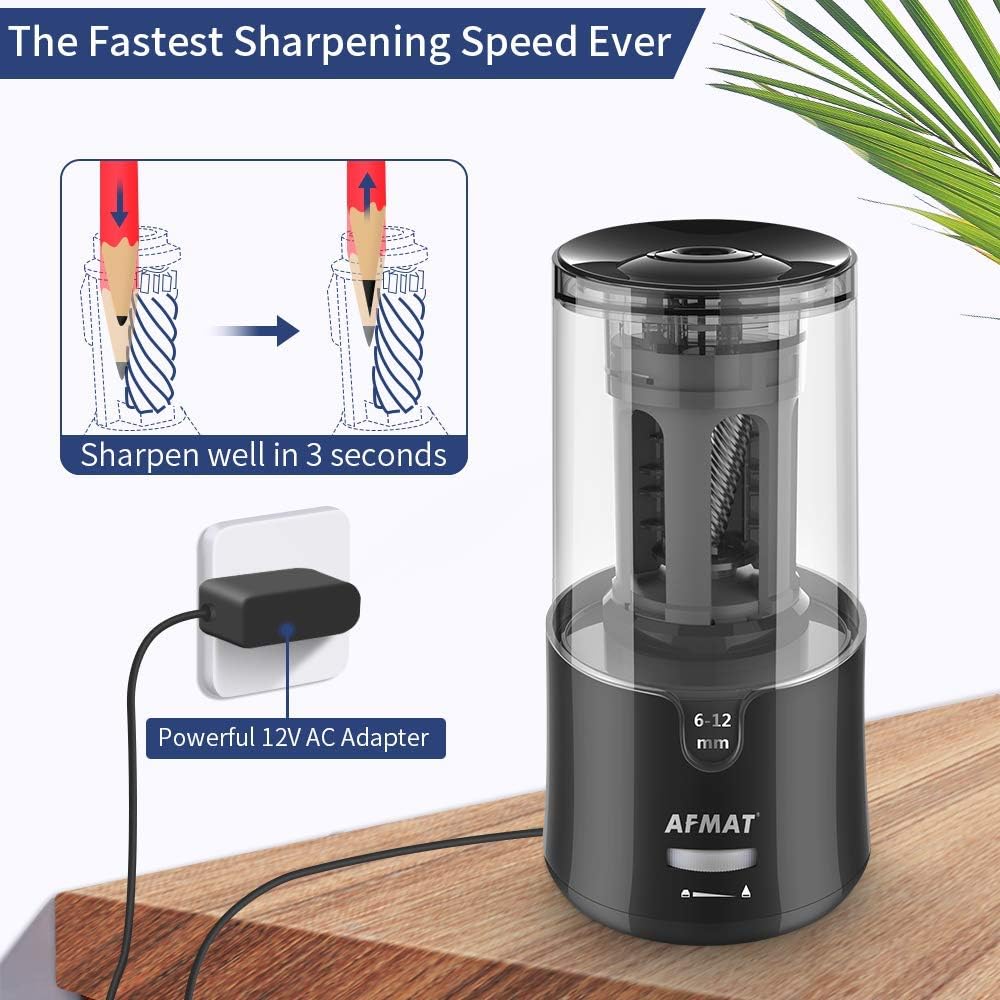 🔵Used-good🔵Electric Pencil Sharpener Auto Stop,PS92BK