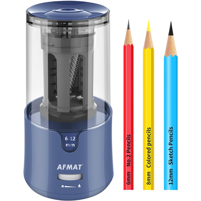 🔵Used-good🔵Electric Pencil Sharpener Auto Stop for 6-12mm No.2/Jumbo Pencils,PS93BL