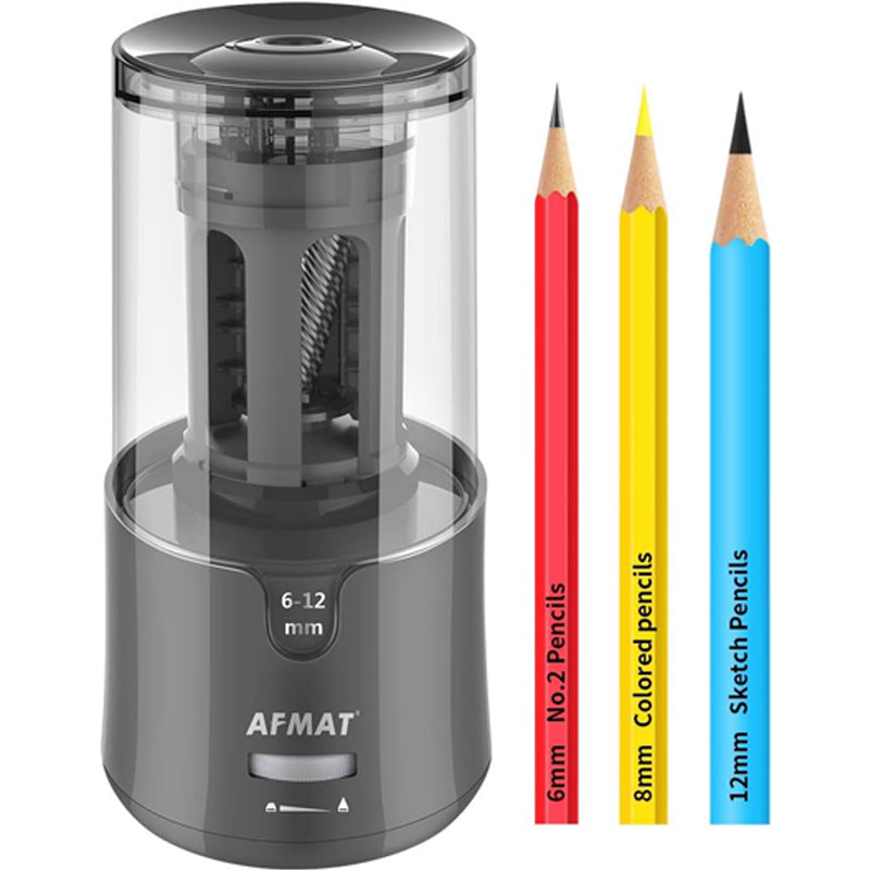 🔵Used-good🔵Electric Pencil Sharpener Auto Stop for 6-12mm No.2/Jumbo Pencils,PS91GY