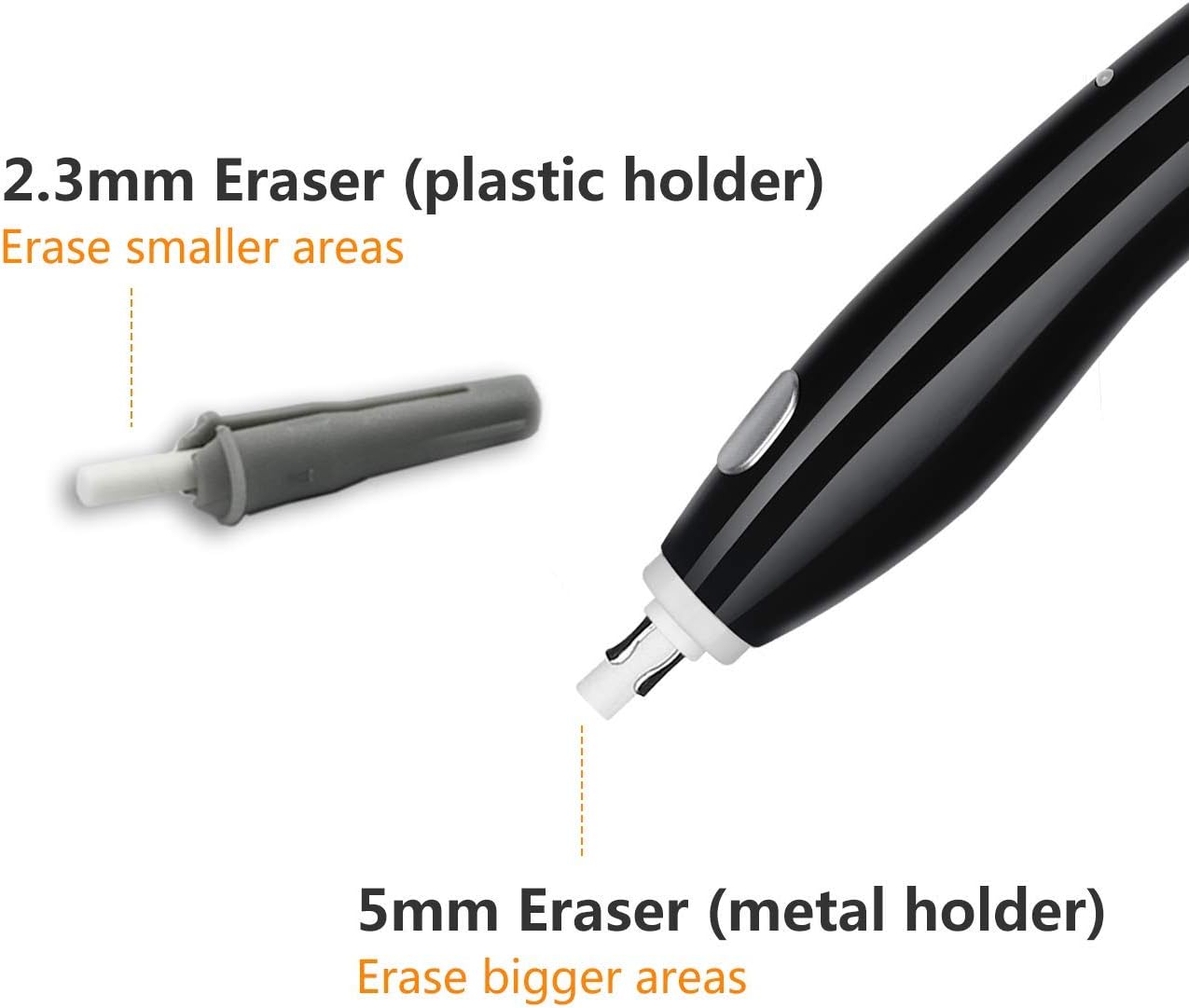 【Ali Haider Artist】AFMAT EE04 Electric Rechargeable Electric Eraser Kit for Artists,140 Refills for Drafting