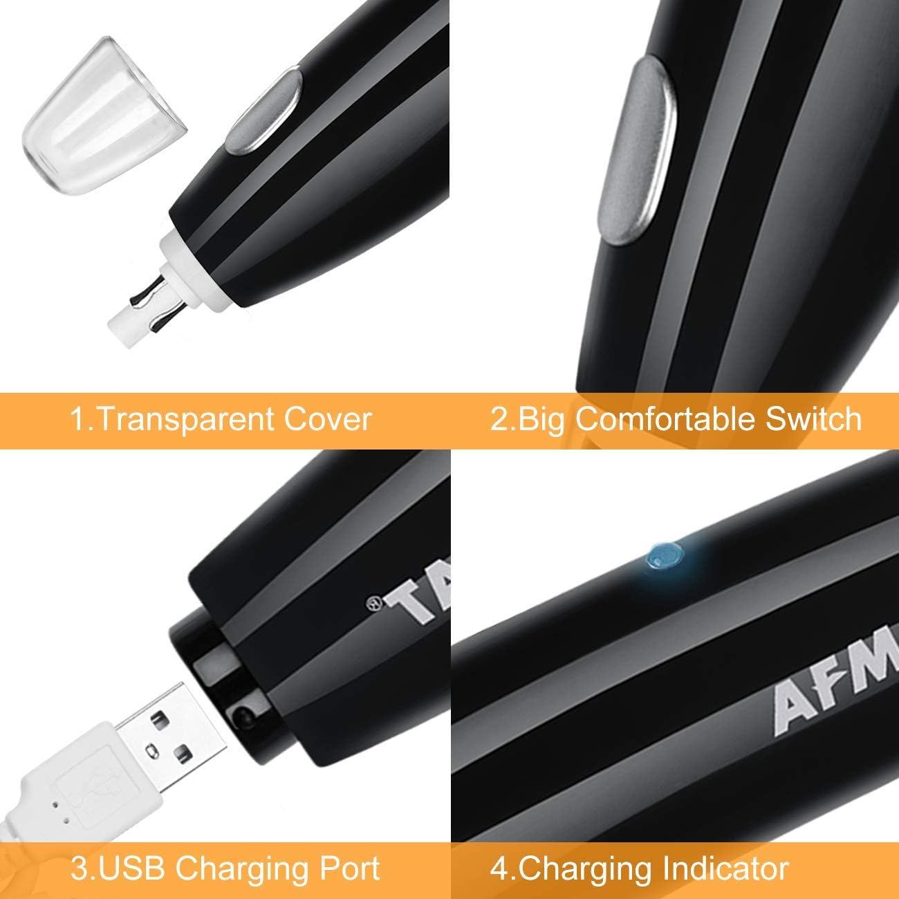 【Ali Haider Artist】AFMAT EE04 Electric Rechargeable Electric Eraser Kit for Artists,140 Refills for Drafting