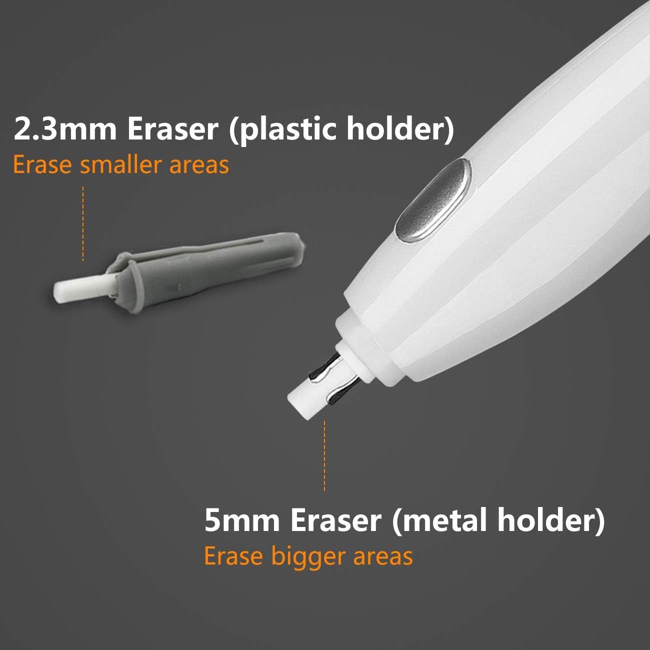 Available in the UK:AFMAT EE03 Electric Eraser for Artists with 140 Refills, Rechargeable Electric Rubbers for Artists,2 Sizes,Automatic Portable Pencil Eraser for Drafting,Painting, Sketching, Detailer Tool,White