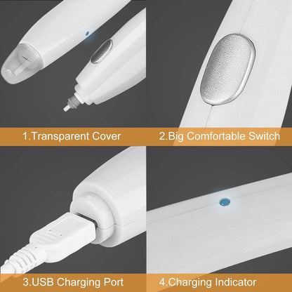 Available in the UK:AFMAT EE03 Electric Eraser for Artists with 140 Refills, Rechargeable Electric Rubbers for Artists,2 Sizes,Automatic Portable Pencil Eraser for Drafting,Painting, Sketching, Detailer Tool,White