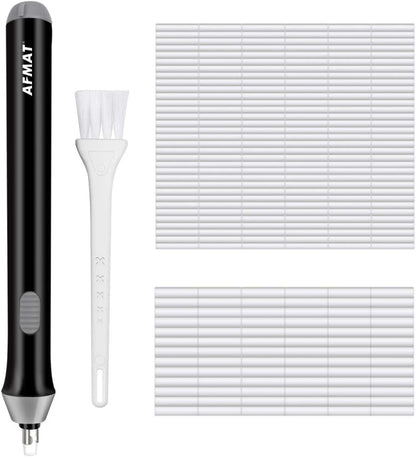 Electric Eraser Battery Operated for Artists, with 140 Eraser Refills, EEW001