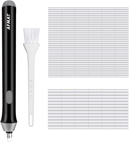 Electric Eraser Battery Operated for Artists, with 140 Eraser Refills, EEB01