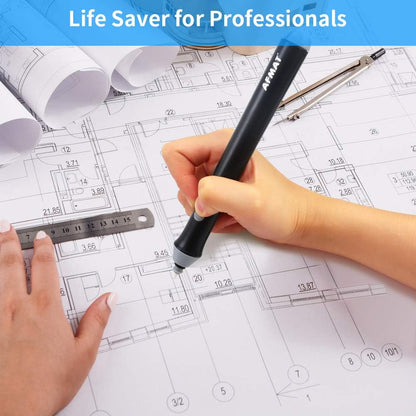 Electric Eraser Battery Operated for Artists, with 140 Eraser Refills, EEW001