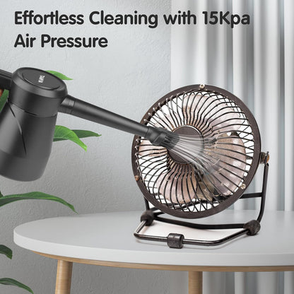 AFMAT AD19 Electric Air Duster, Air Blower, Replacement for Compressed Air Cans, Multi-Use Cleaning Tools with 9.8ft Cord for Electronics, Keyboard, Fans, Hairs, Cars, BBQ, Super Powerful and Last for Years,Black
