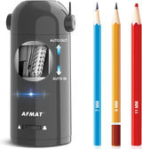 🎁Best Gift Everyone Loves🎁 AFMAT Fully Automatic Rechargeable Electric Pencil Sharpener for 7-11.5mm Colored/Jumbo Pencils, PSX5GY