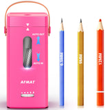 🩷Fabulouslyteaching’s Pick🩷✅Newest Model With Best Features✅Newly Upgraded Fully Automatic Rechargeable Electric Pencil Sharpener for 6-12mm No.2/Jumbo Pencils, 3X Longer Cutter Life,PSC6RR