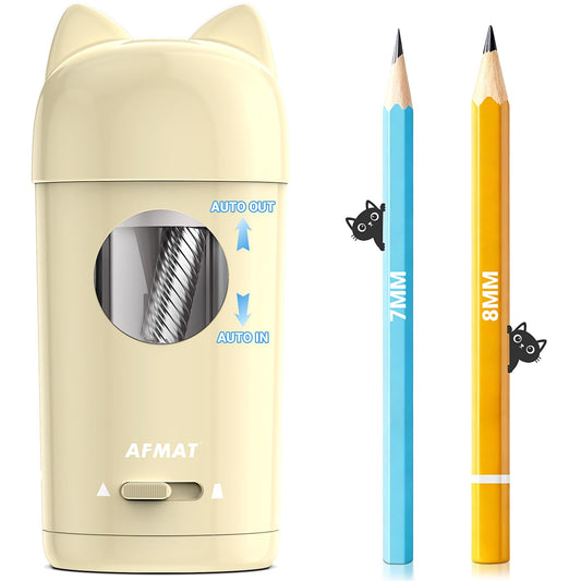 Fully Automatic Rechargeable Electric Pencil Sharpener for φ7-8mm No.2/Colored Pencils,PSX9GD