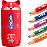 ✅Newest Model Best Features✅ AFMAT PSJ3 Electric Pencil Sharpener, Fully Automatic, for 6.5-12mm Pencils, PSJ3RD