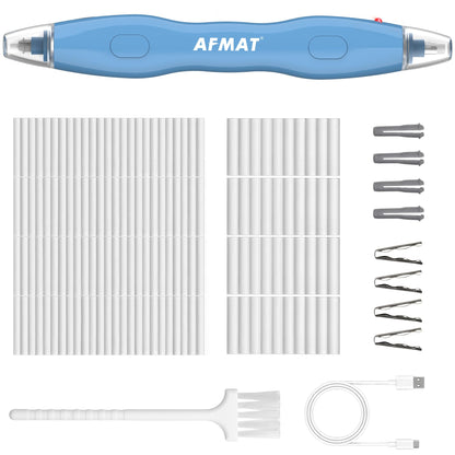 AFMAT Electric Eraser, with 140 Eraser Refills, Rechargeable Pencil Erasers for Artists, Electric Erasers for Drafting, Drawing, Painting, Sketching, Architectural Plans, Detailer Tool EE25BL
