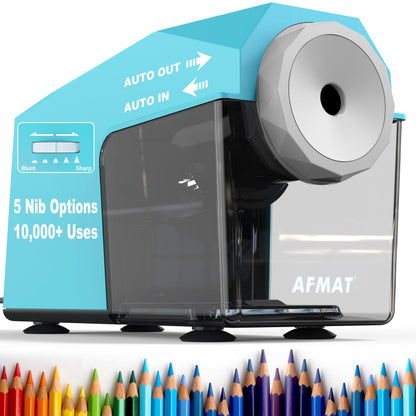 Newly Upgraded Fully Automatic Electric Pencil Sharpener,3X Longer Cutter Life,PSC4GN