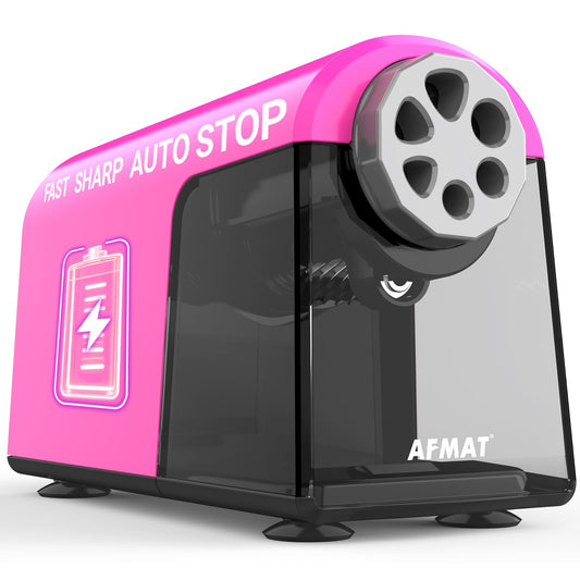 Disponibile in Italia:AFMAT PSD2 AFMAT Temperamatite elettrico con lattina, 6 fori, robusto, ricaricabile, temperamatite, spessore e sottile, per matite da 6 – 11 mm e matite colorate, classe scuola