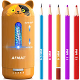 AFMAT Electric Pencil Sharpener, Fully Automatic, for 6.5-12mm Pencils