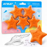 AFMAT PE08 Erasers for Kids, Hipolymer TPE Pencil Eraser, Latex-Free, 5 Pcs