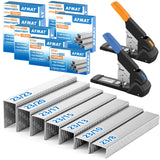 【Compatible with the ES15 heavy-duty stapler】AFMAT Heavy Duty Staples 23/8-23/23, 7000 Pcs, High Carbon Steel Staple for Stapling Up to 220 Sheets(70gsm), Anti-Rust, Jam-Free, Staple Refills for Heavy Duty Stapler, Each Size 1000 Pcs (1 Box)