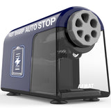 Available in the UK:AFMAT PSD2 6-Hole Electric Pencil Sharpener Heavy Duty, Fast Sharpen, Auto Stop & Save Pencils, 10000 Sharpening Times, Rechargeable Classroom Pencil Sharpener for 6-11mm No.2/Large/Colored Pencils
