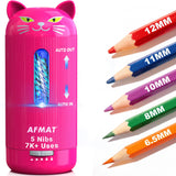 ✅Newest Model Best Features✅ AFMAT PSJ2 Electric Pencil Sharpener, Fully Automatic, for 6.5-12mm Pencils）
