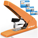AFMAT ES18 Heavy Duty Stapler, 100-Sheet Effortless Desktop Stapler, ES18OR