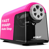💝Teachers' Favorite Classroom Essentials💝Electric Pencil Sharpener for Classroom, 6 Holes, Heavy Duty Pencil Sharpeners for Home, Pencil Sharpener Plug in for 6-11mm Pencils,PSX2PK