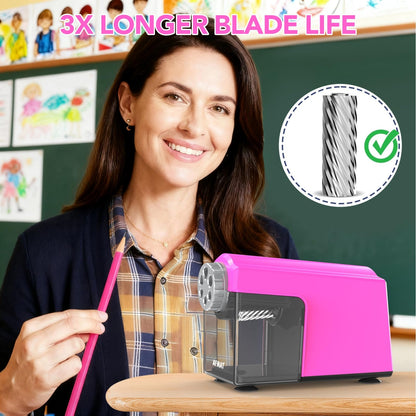 Rechargeable Classroom Electric Pencil Sharpener,PSD4RD