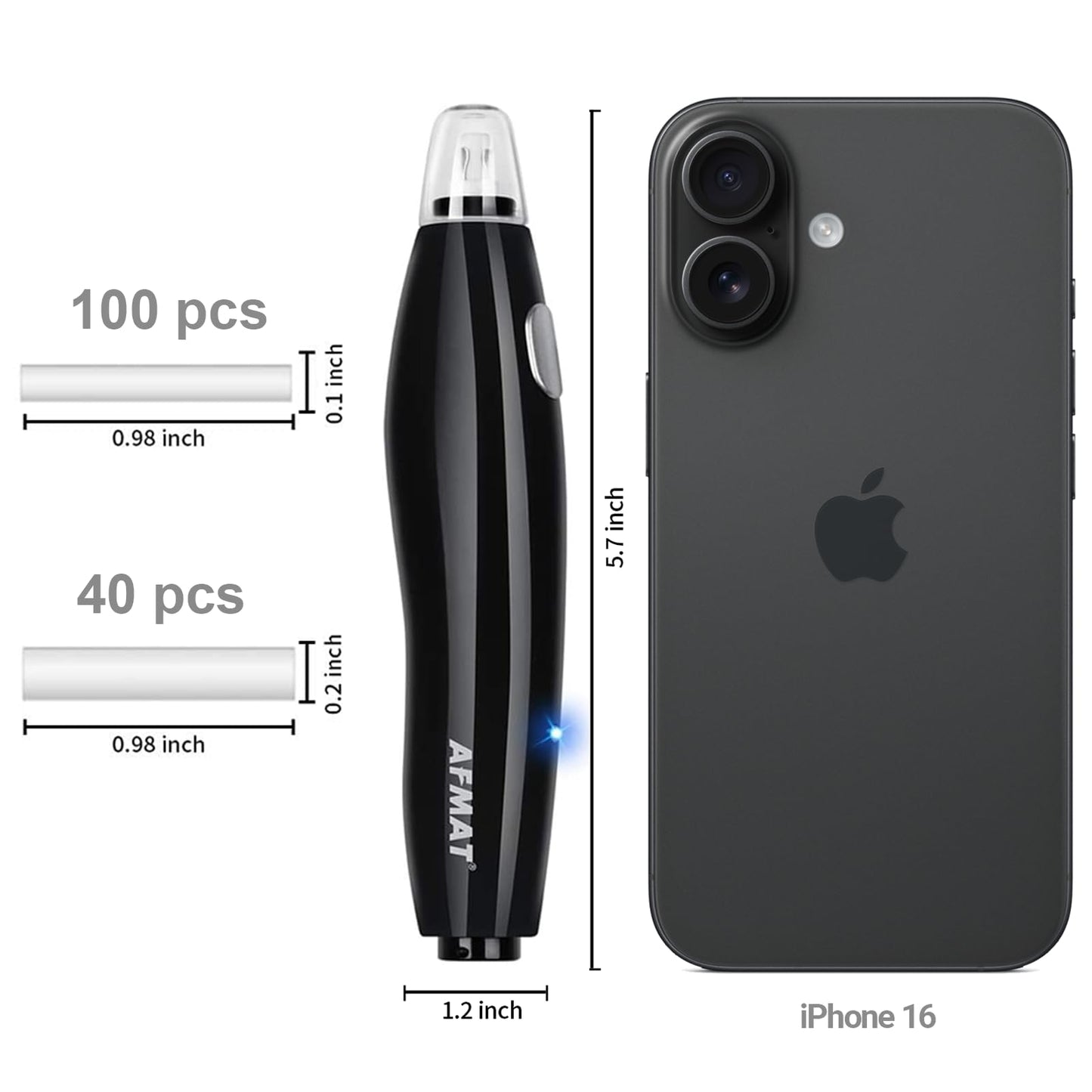 Rechargeable Electric Eraser for Artists, with 140 Eraser Refills, EE04