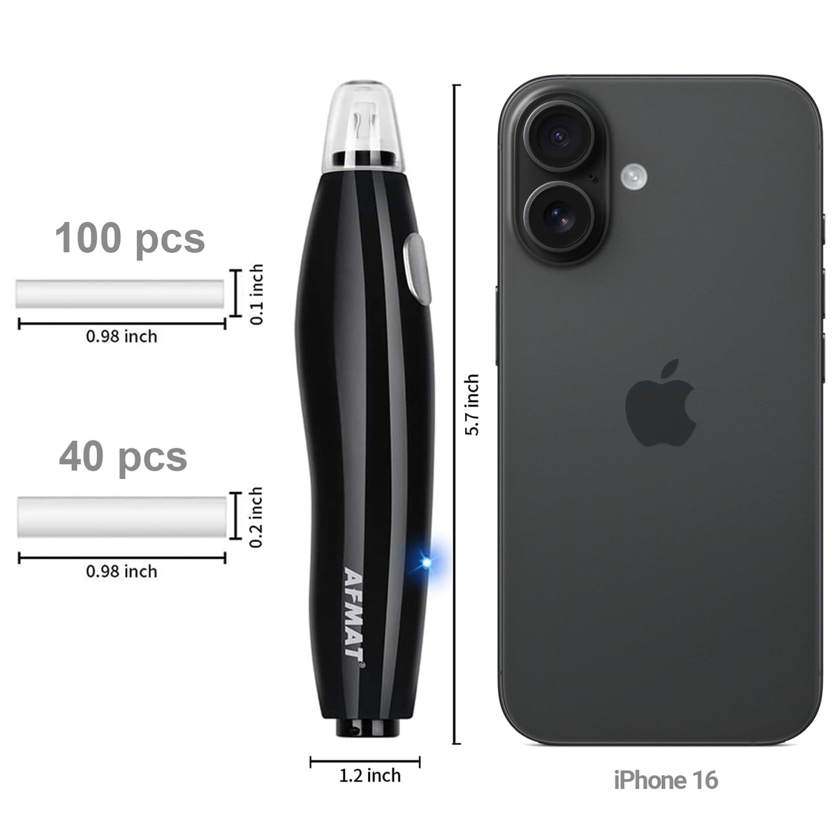 Rechargeable Electric Eraser for Artists, with 140 Eraser Refills, EE15