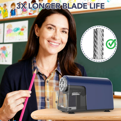 Rechargeable Classroom Electric Pencil Sharpener,PSD2BL