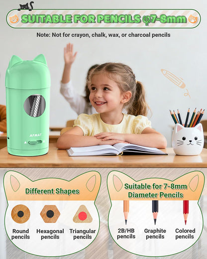 Fully Automatic Rechargeable Electric Pencil Sharpener,PSX9PK