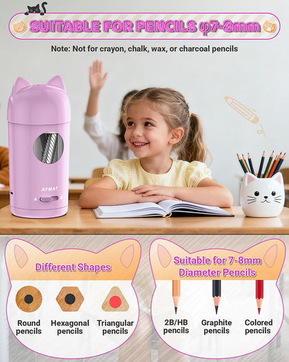 Fully Automatic Rechargeable Electric Pencil Sharpener,PSX9PK