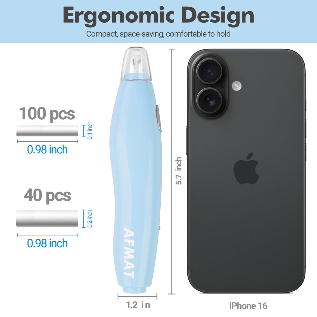 Rechargeable Electric Eraser for Artists, with 140 Eraser Refills, EE15