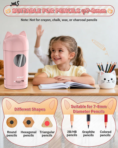 Fully Automatic Rechargeable Electric Pencil Sharpener,PSX9PK