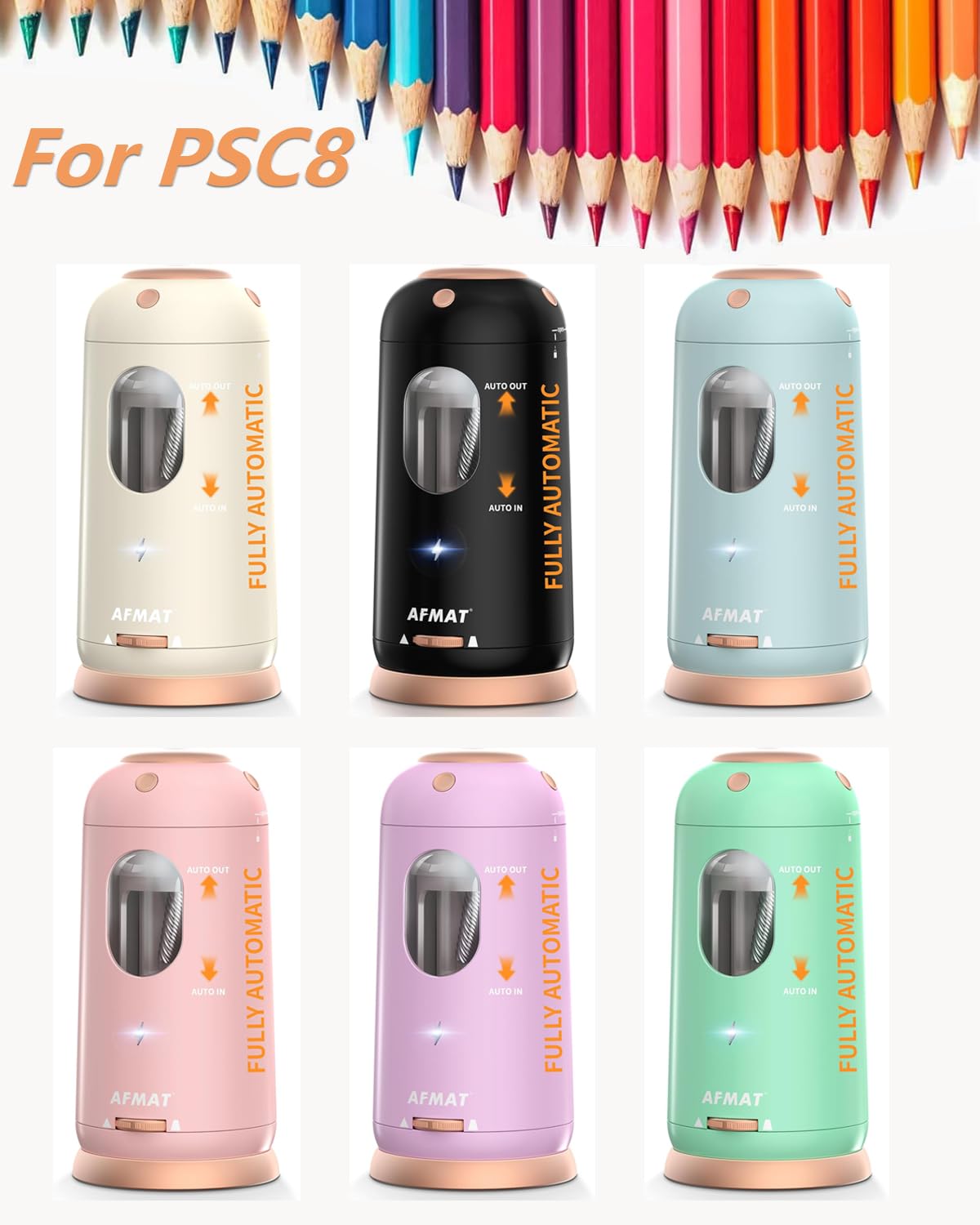 AFMAT USB-C Cable Fully Automatic Pencil Sharpener PSX5 PSX6 PSC8 Series-UC01
