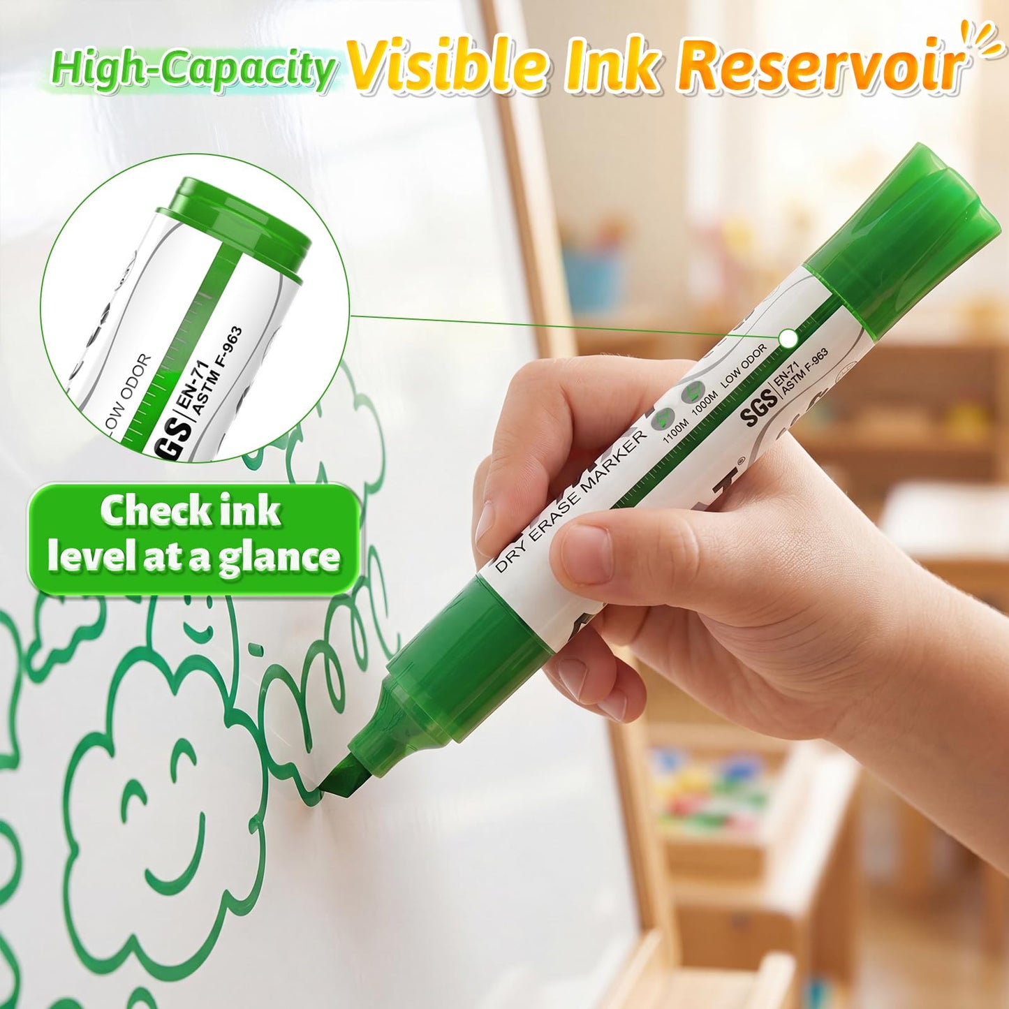 AFMAT 40 Chisel Tip Whiteboard Markers,20 Color DB14X1