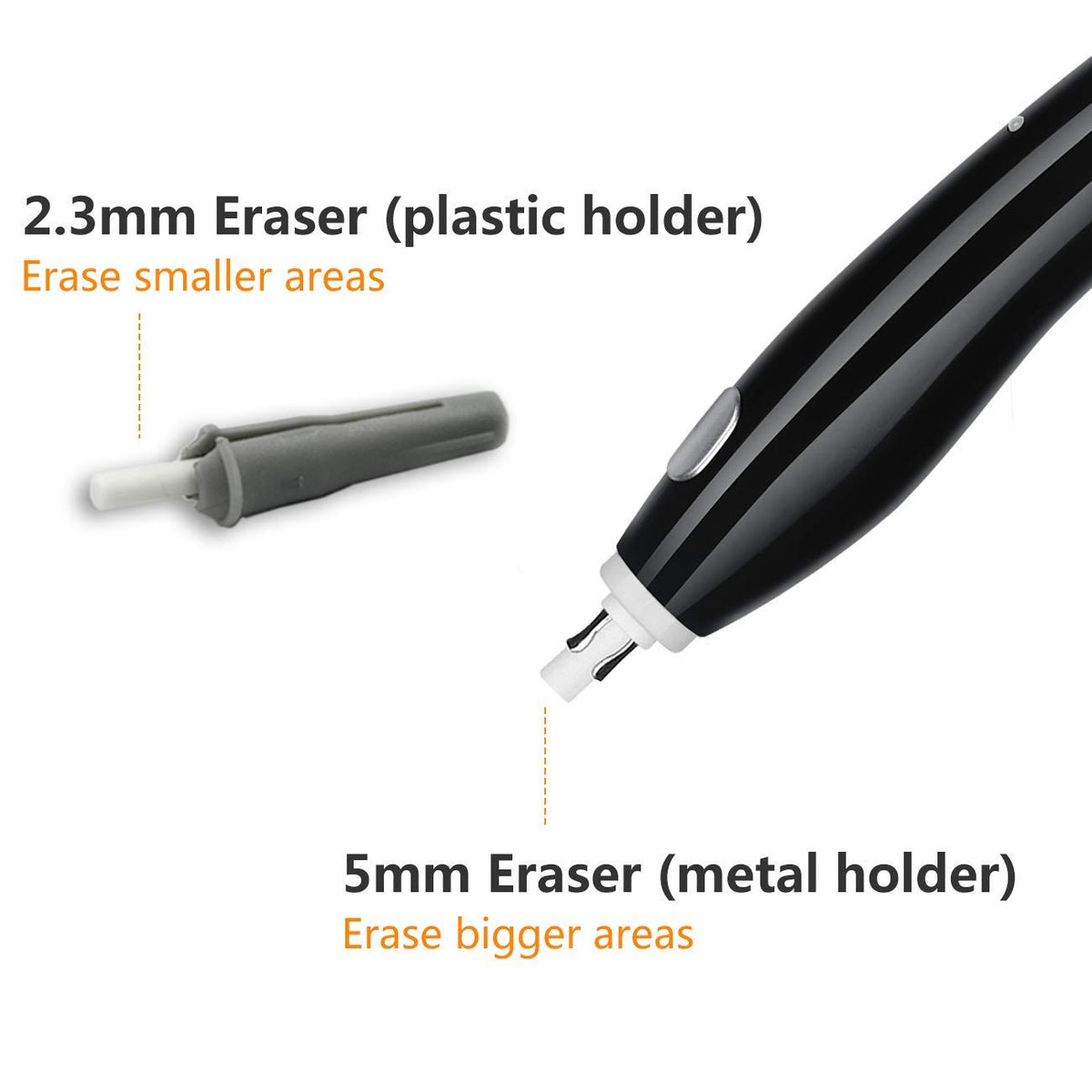 Rechargeable Electric Eraser for Artists, with 140 Eraser Refills, EE15
