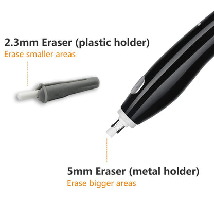 Rechargeable Electric Eraser for Artists, with 140 Eraser Refills, EE04