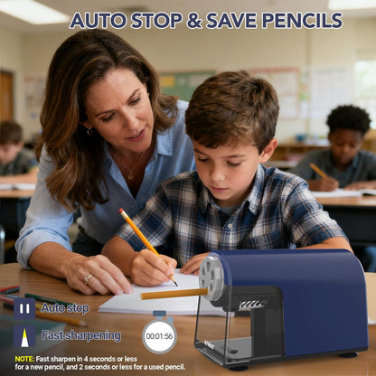 Rechargeable Classroom Electric Pencil Sharpener,PSD2BL