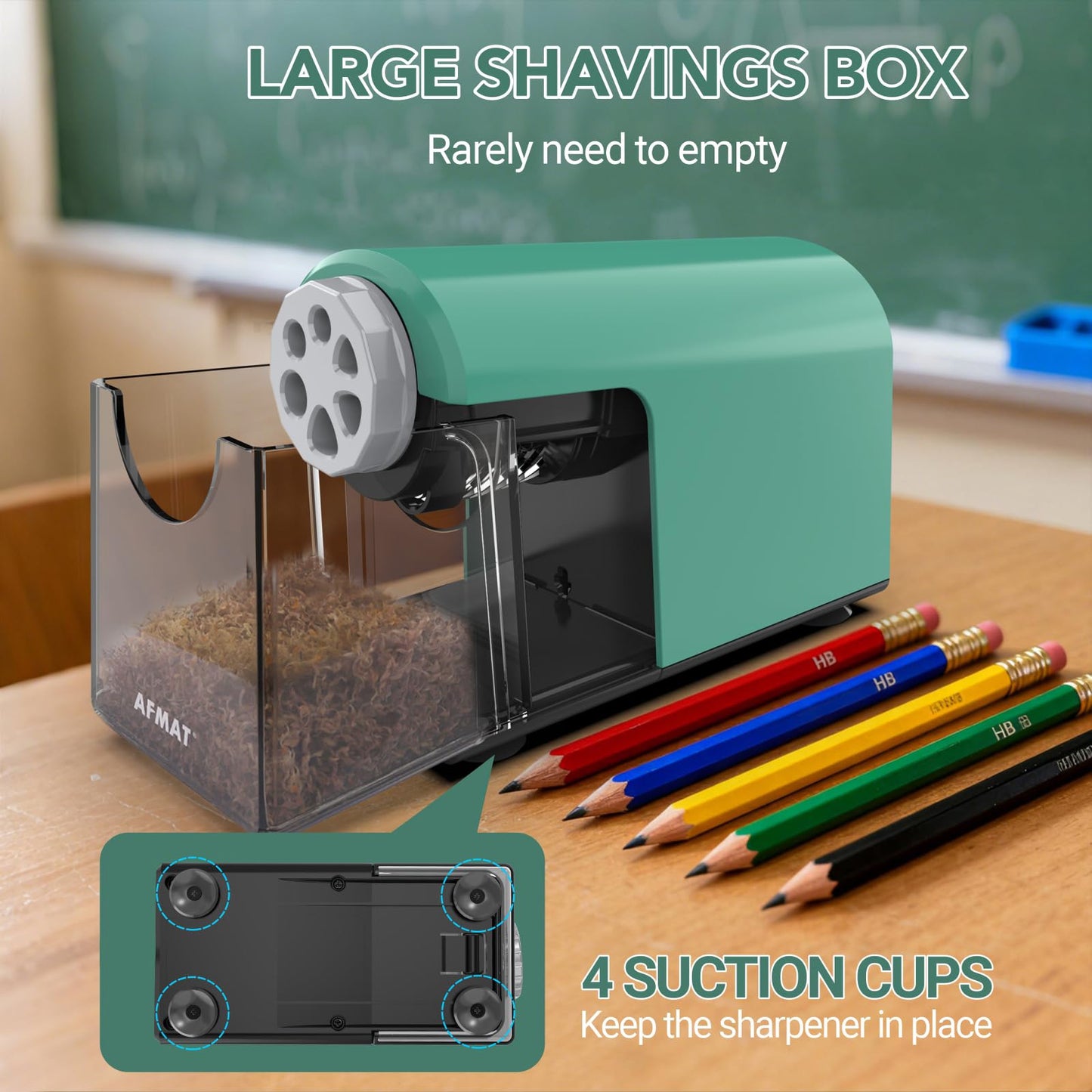Rechargeable Classroom Electric Pencil Sharpener,PSD2GN
