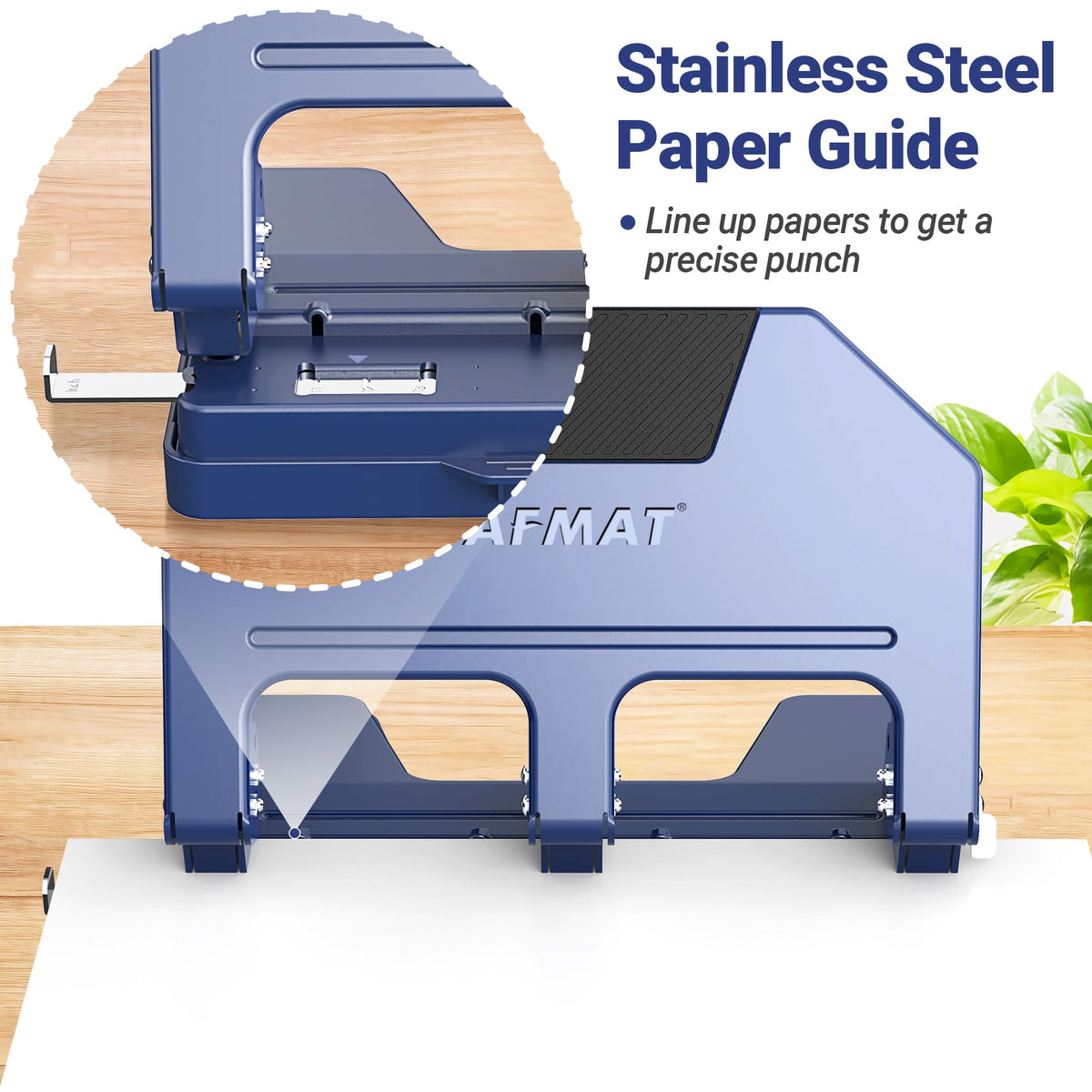 AFMAT 3 Hole Punch Heavy Duty, 9/32