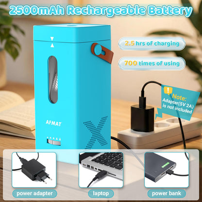 ✅Newest Model With Best Features✅Newly Upgraded Fully Automatic Rechargeable Electric Pencil Sharpener for 6-12mm No.2/Jumbo Pencils, 3X Longer Cutter Life,PSC6CY