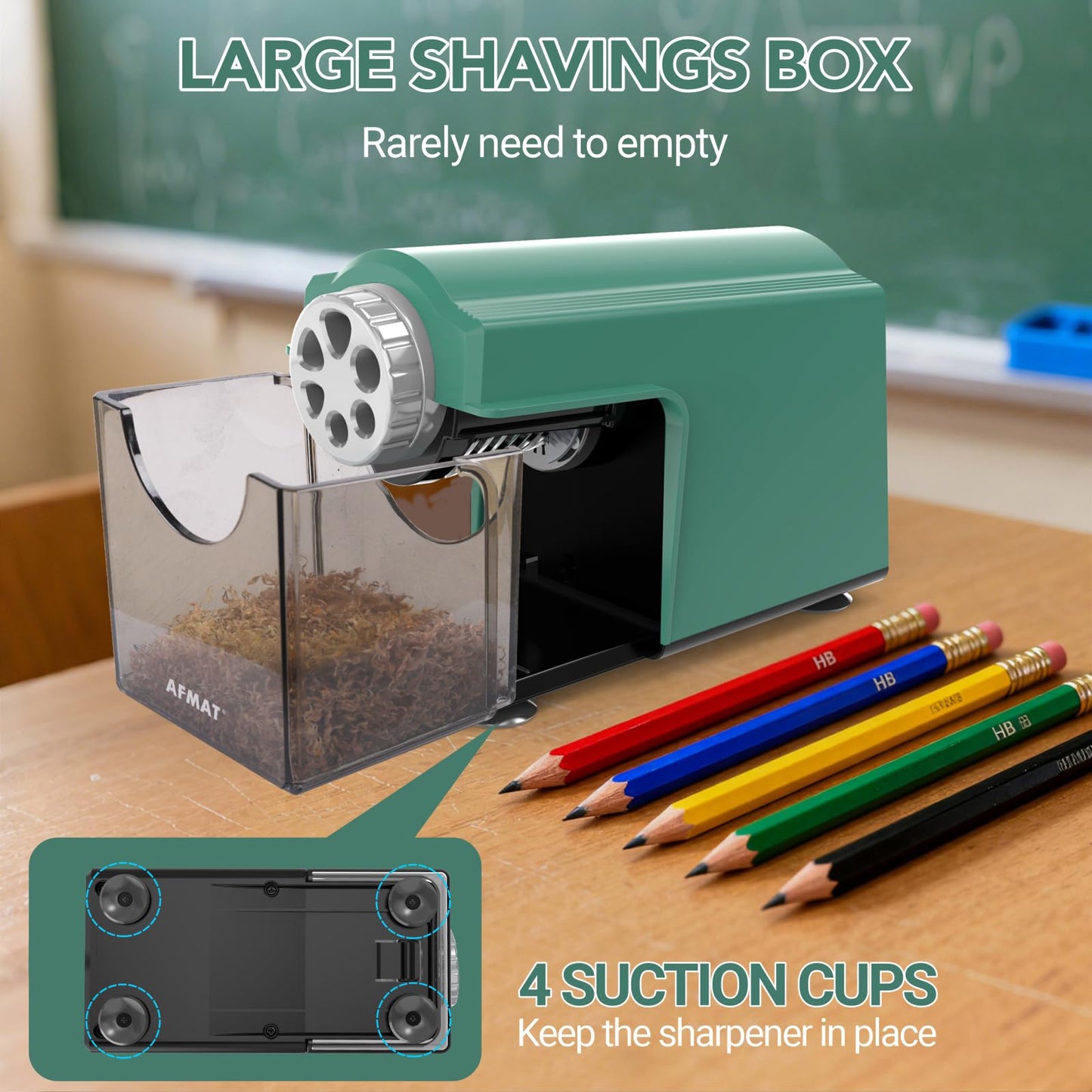 Rechargeable Classroom Electric Pencil Sharpener,PSD4RD