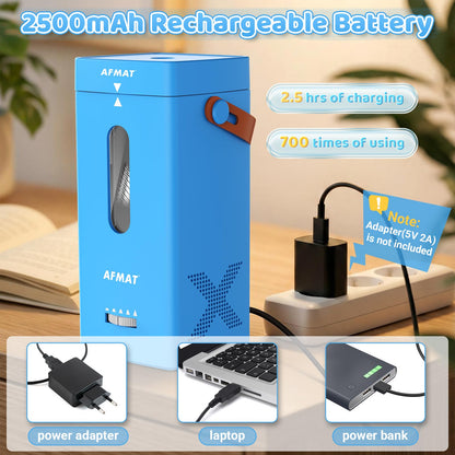 ✅Newest Model With Best Features✅Newly Upgraded Fully Automatic Rechargeable Electric Pencil Sharpener for 6-12mm No.2/Jumbo Pencils, 3X Longer Cutter Life,PSC6BS