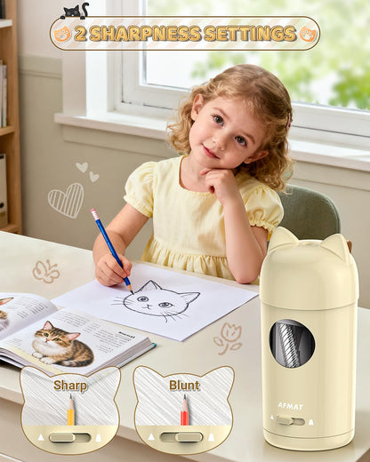 Fully Automatic Rechargeable Electric Pencil Sharpener,PSX9PK