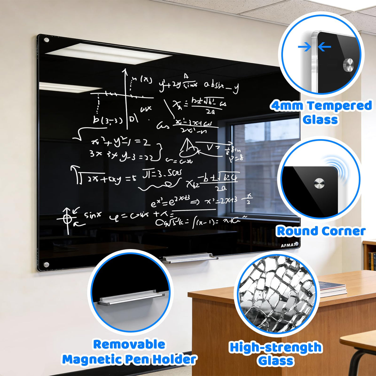 AFAMT Magnetic Dry Erase Board, 40