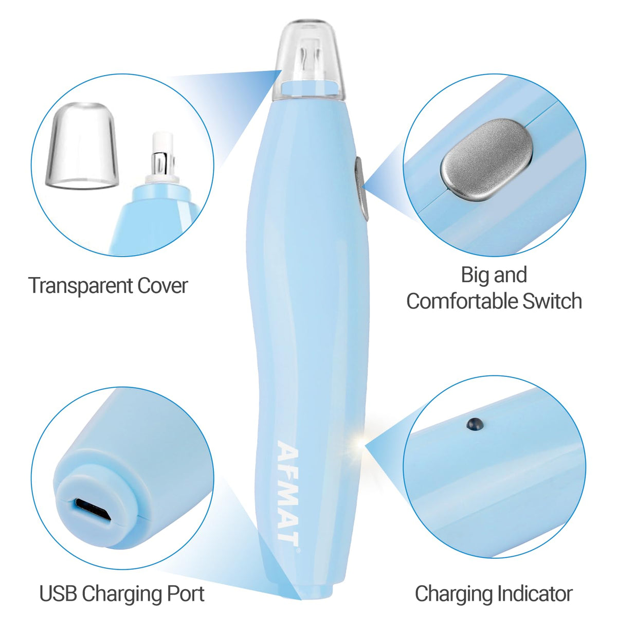 Rechargeable Electric Eraser for Artists, with 140 Eraser Refills, EE15