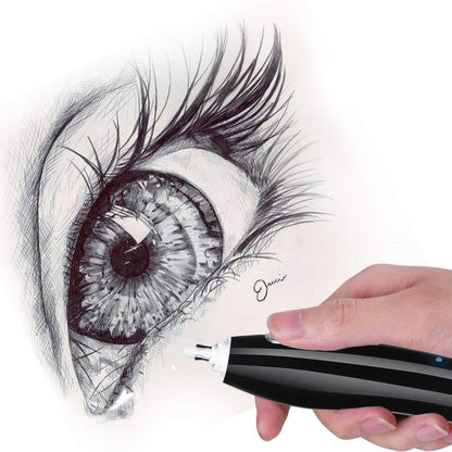 Rechargeable Electric Eraser for Artists, with 140 Eraser Refills, EE04