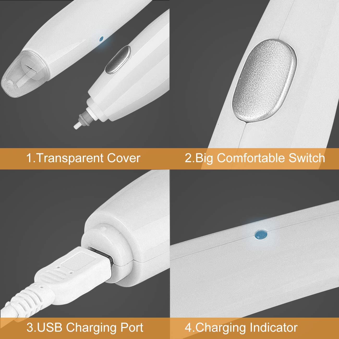 Rechargeable Electric Eraser for Artists, with 140 Eraser Refills, EE04
