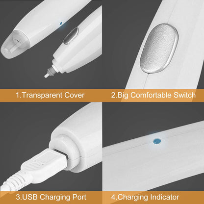 Rechargeable Electric Eraser for Artists, with 140 Eraser Refills, EE04